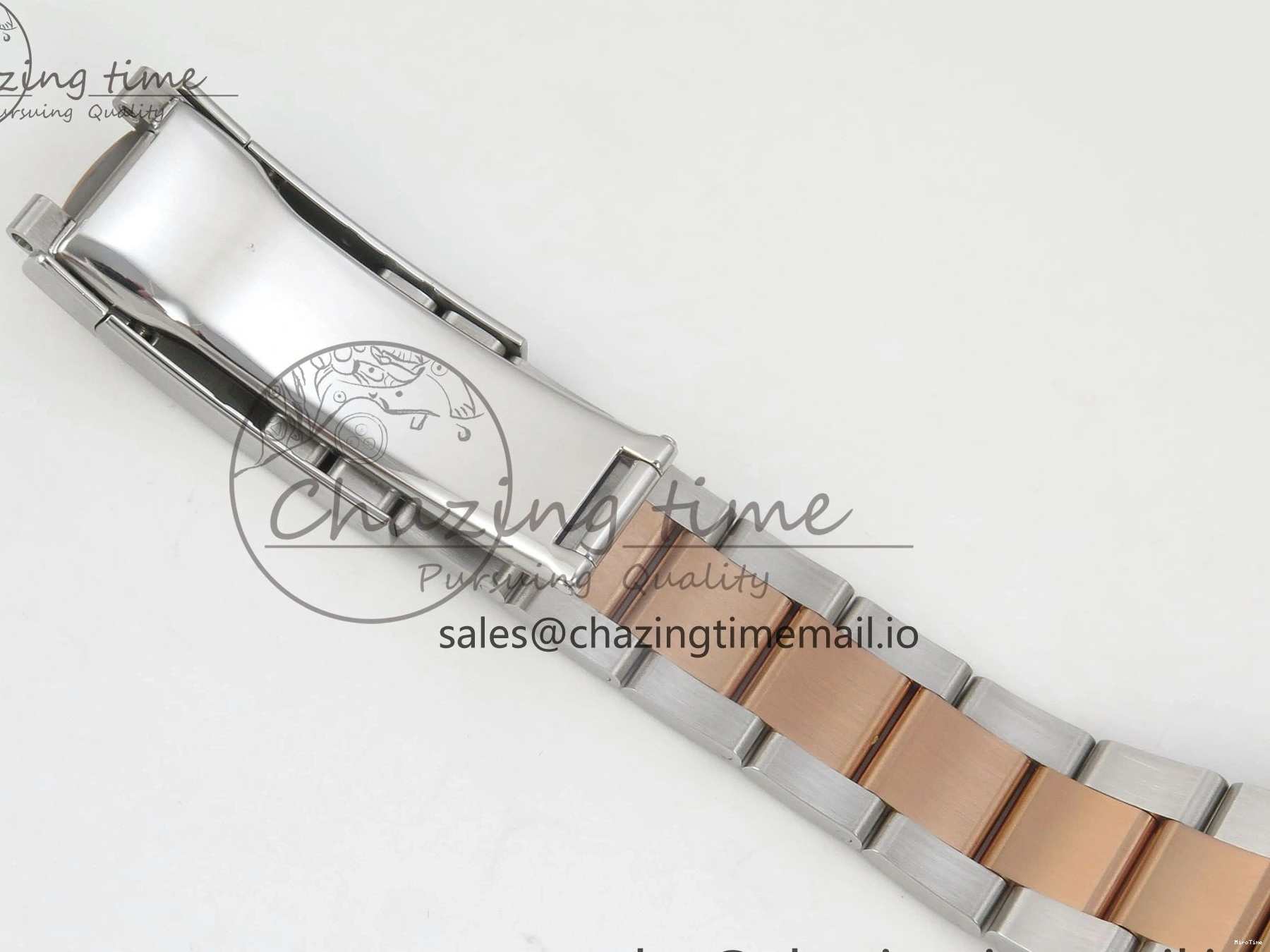 MiroTime 0407 DateJust 36 SS RG ARF 1:1 Best Edition 904L Steel Gray Dial Green Roman on Oyster Bracelet SH Affordable 73